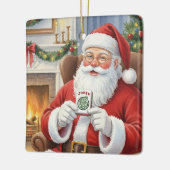 Personalized Funny Santa Bring Me a Joker Mahjong Keramisch Ornament (Links)