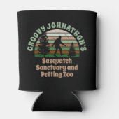 Personalized Funny Sasquatch Sanctuary Blikjeskoeler (Achterkant)