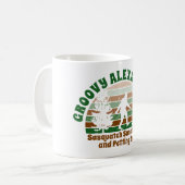 Personalized Funny Sasquatch Sanctuary Koffiemok (Voorkant links)