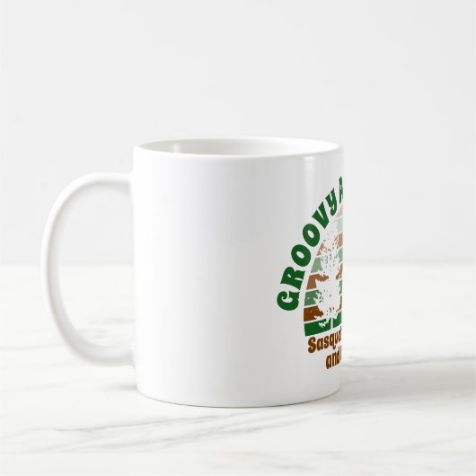 Personalized Funny Sasquatch Sanctuary Koffiemok (Links)