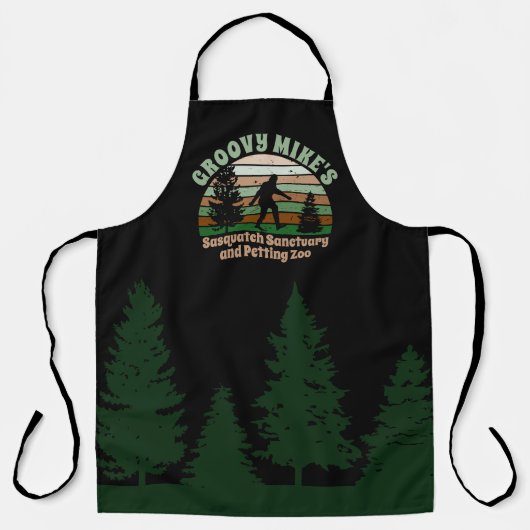 Personalized Funny Sasquatch Sanctuary Schort (Voorkant)