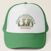 Personalized Funny Sasquatch Sanctuary Trucker Pet (Voorkant)