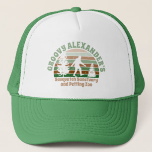 Personalized Funny Sasquatch Sanctuary Trucker Pet