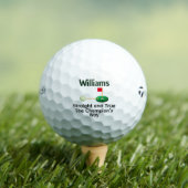 Personalized Funny Straight and True Gift for Golf Golfballen (Insitu Shirt)