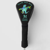 Personalized Funny Team Tee Rex Dinosaur Joke Golfheadcover (Voorkant)