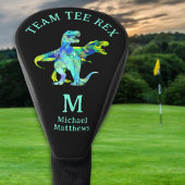 Personalized Funny Team Tee Rex Dinosaur Joke Golfheadcover