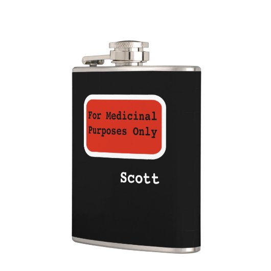 Personalized Funny | Uitsluitend voor medische doe Heupfles (Links)