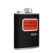 Personalized Funny | Uitsluitend voor medische doe Heupfles (Rechts)