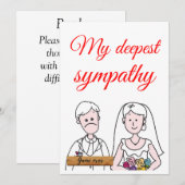 PERSONALIZED Funny Weddenschap Kaart voor Groom (Voorkant / Achterkant)