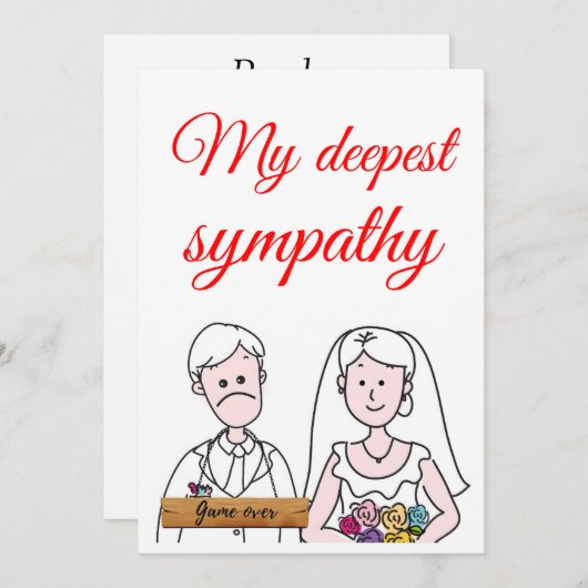 PERSONALIZED Funny Weddenschap Kaart voor Groom (Voorkant / Achterkant)