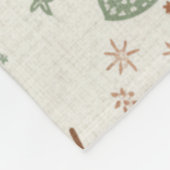 Personalized Fur Baby's Christmas Paw Print  Fleece Deken (Hoek)