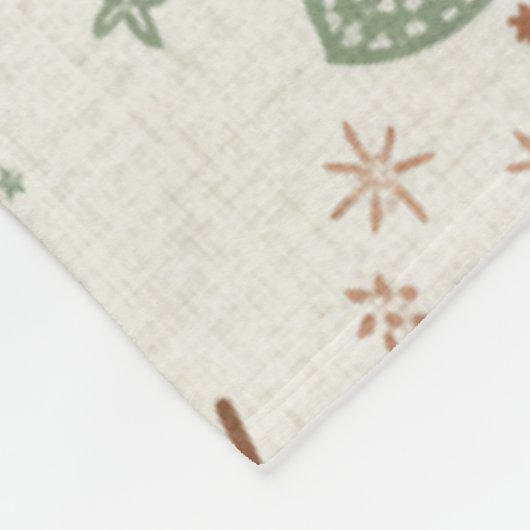 Personalized Fur Baby's Christmas Paw Print Fleece Deken (Hoek)