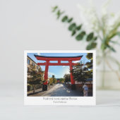Personalized, Fushimi Inari-taisha Shrine, Japan Briefkaart (Staand voorkant)