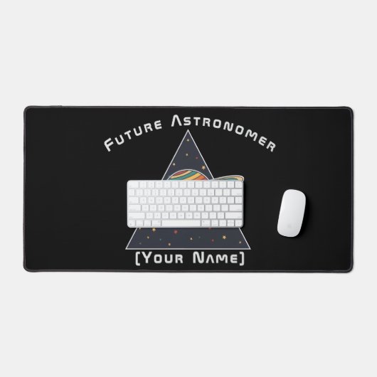Personalized Future Astronomer Desk Mat (Keyboard & Muis)