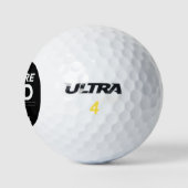 Personalized Future Dad Coming 2023 Golfballen (Logo)