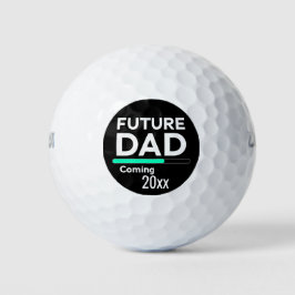 Personalized Future Dad Coming 2023 Golfballen