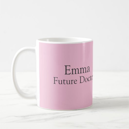 Personalized Future Doctor Kids with Name & Photo Koffiemok (Links)