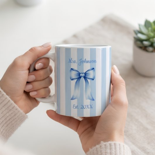 Personalized Future Mrs. Mug, Custom Engaged Mug Koffiemok
