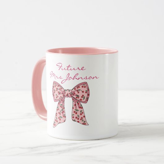 Personalized future Mrs Mug Mok (Voorkant links)