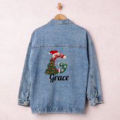 Personalized "G" Christmas Letter  Denim Jacket (Hangar)