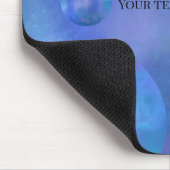 Personalized Galaxy Nebula Mouse Pad - Custom Name Muismat (Hoek)