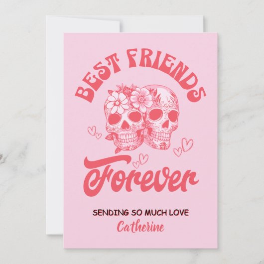 Personalized Galentine’s Day Card Feestdagenkaart (Voorkant)
