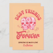 Personalized Galentine’s Day Card Feestdagenkaart (Voorkant / Achterkant)