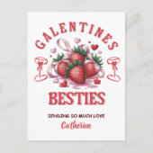 Personalized Galentine’s Day Feestdagenkaart (Voorkant)