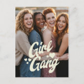 Personalized Galentine’s Day Photo Briefkaart (Voorkant)