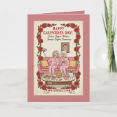 Personalized Galentine's Day Card Kaart (Voorkant)