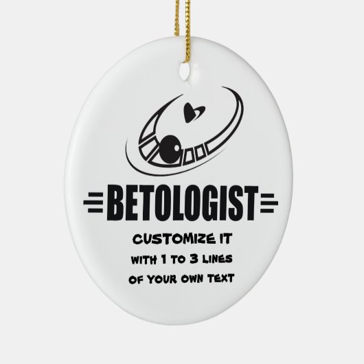 Personalized Gamblers Keramisch Ornament (Rechts)