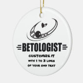 Personalized Gamblers Keramisch Ornament (Links)