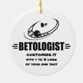 Personalized Gamblers Keramisch Ornament (Achterkant)