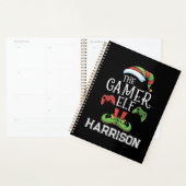 Personalized Gamer Elf Christmas Video Gaming  Planner (Display)