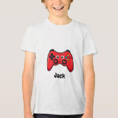 Personalized Gamer Valentine Shirt for Boys (Voorkant)