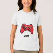 Personalized Gamer Valentine Shirt for Boys (Voorkant)