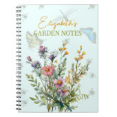 Personalized Garden Journal Notitieboek (Voorkant)
