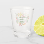 PERSONALIZED GELUKKIG NIEUWJAAR 20XX SHOT GLAS (Achterkant)