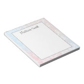 Personalized Geometric Notepad Notitieblok (Schuin)