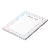 Personalized Geometric Notepad Notitieblok (Linkerzijde)