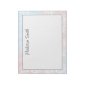 Personalized Geometric Notepad Notitieblok (Linkerzijde)