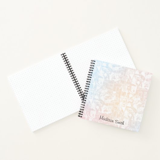 Personalized Geometric Pattern Notitieboek (Binnen)
