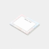 Personalized Geometric  Post-it® Notes (Schuin)