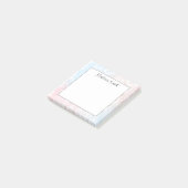 Personalized Geometric  Post-it® Notes (Schuin)