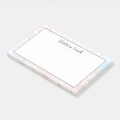 Personalized Geometric  Post-it® Notes (Schuin)
