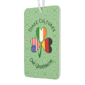 Personalized German Irish USA Shamrock Luchtverfrisser (Links)