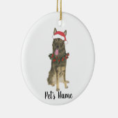 Personalized German Shepherd (Sable) Keramisch Ornament (Rechts)
