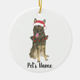 Personalized German Shepherd (Sable) Keramisch Ornament