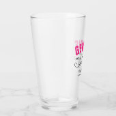 PERSONALIZED GETUIGE BRUIDSFEest Glas (Rechts)