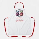 Personalized Gift for Boyfriend Funny Food Apron Schort (Voorkant)